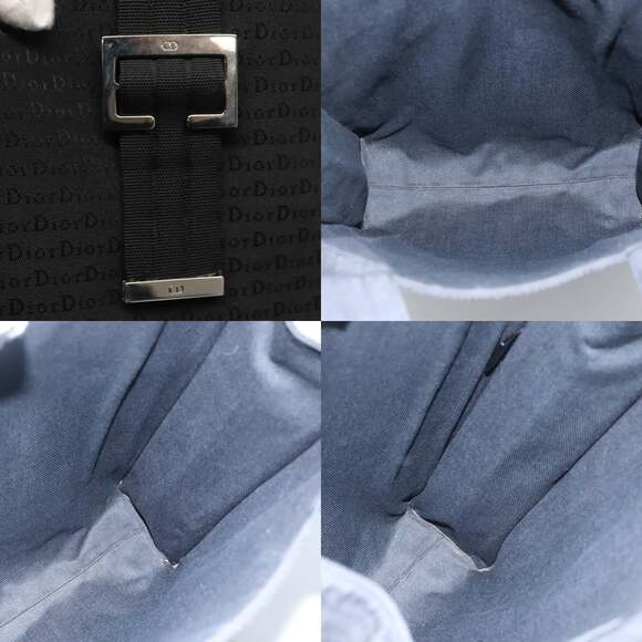 DIOR Tote Bag Canvas Black - Picture 11 of 12